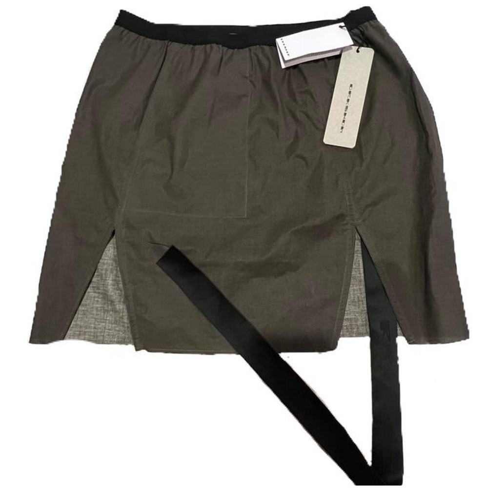 Rick Owens “Sacrimini” Cotton Mini Skirt